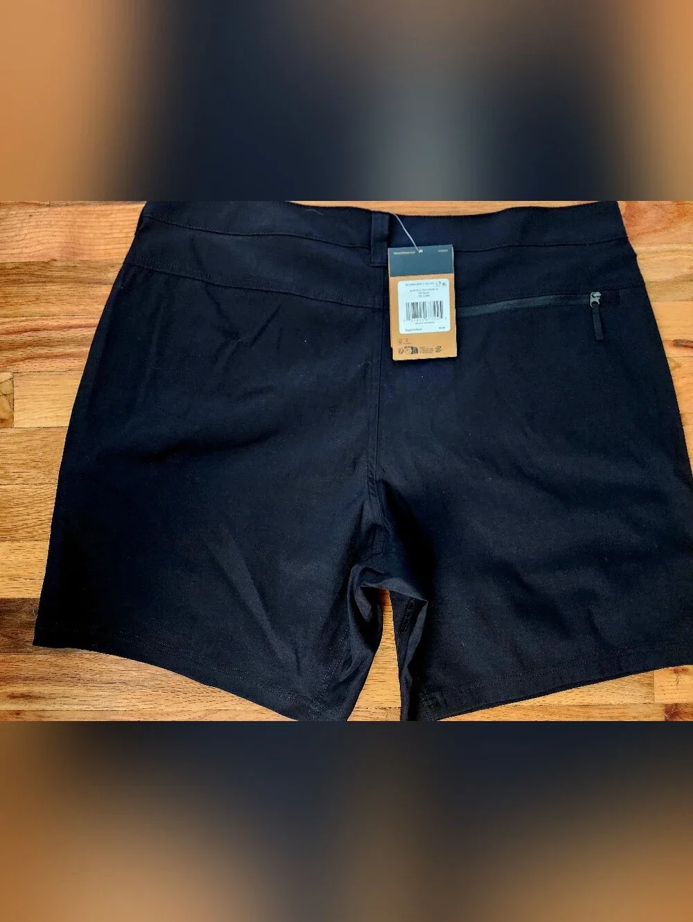 The North Face Men's Black Shorts with Zip Pockets